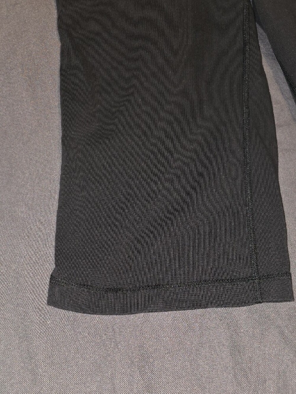 Nike Black Wide-Leg Capris with Pink Swoosh - Picture 5 of 9